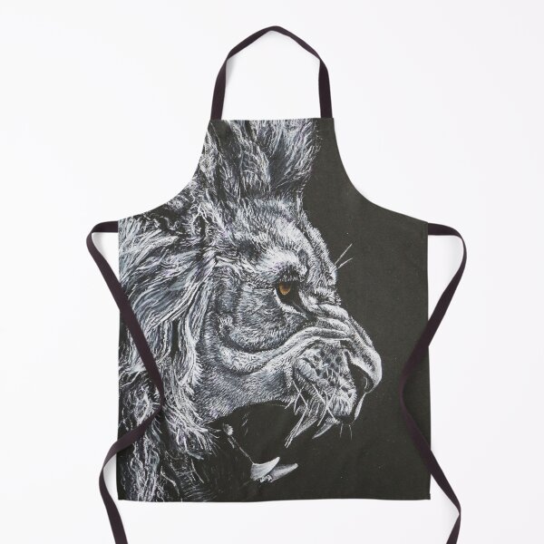 Item preview, Black and White Lion Art designed and sold by Kitslam Art.