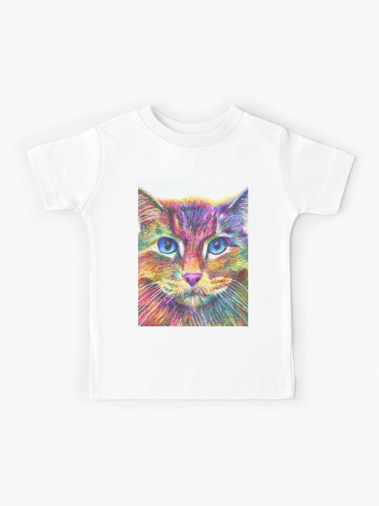 colorful cat shirt