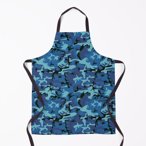 Item preview, Blue Camouflage Camo Pattern designed and sold by emkayhess.