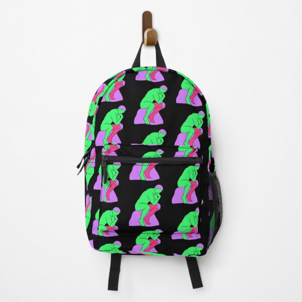 Item preview, The Thinker - Vaporwave 80s Colors - Pattern designed and sold by isstgeschichte.