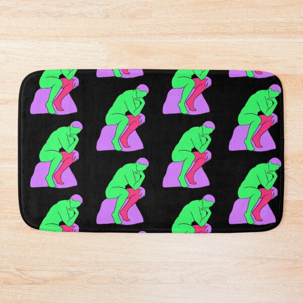 Item preview, The Thinker - Vaporwave 80s Colors - Pattern designed and sold by isstgeschichte.