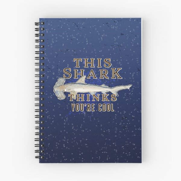 Item preview, This Hammer Shark thinks you're cool - retro pattern designed and sold by amazimals.