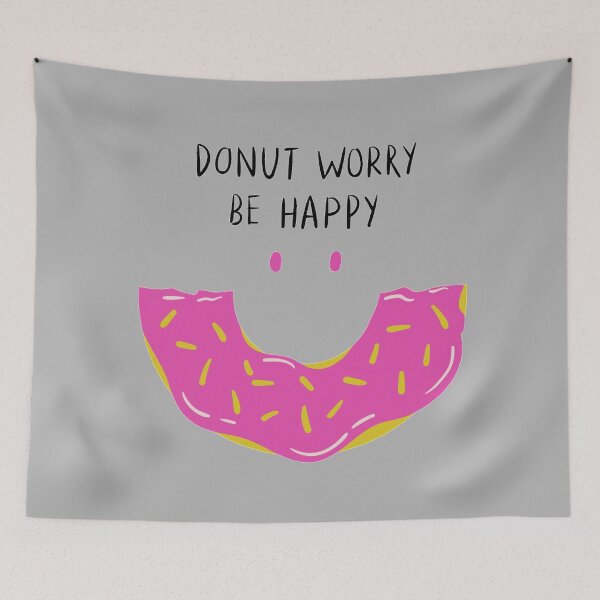 Item preview, Donut Worry Be Happy designed and sold by Tanesh123.