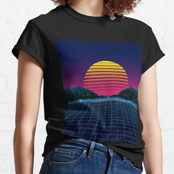Future Synthwave Aesthetics Classic T-Shirt