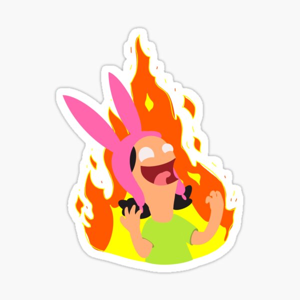 Louise Belcher Sticker Bob's Burgers -  Israel