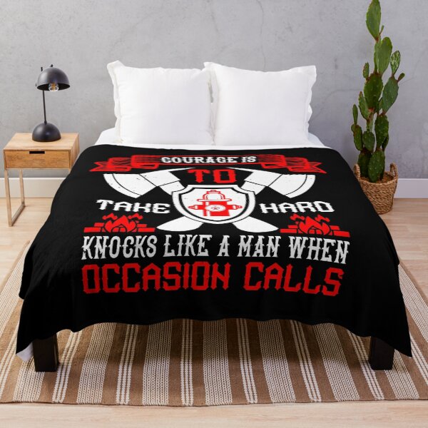 Item preview, Courage Is To Take Hard Knocks Like A Man When Occasion Calls designed and sold by GoodVibeDesign.