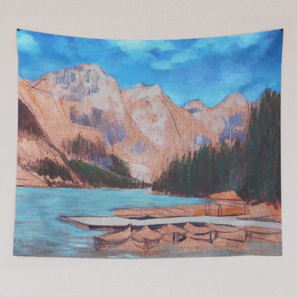 Item preview, Lake Moraine Mountain+color experimentation designed and sold by Goofy Goober.
