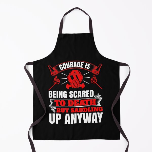 Item preview, Courage Is Being Scared To Death, But Saddling Up Anyway designed and sold by GoodVibeDesign.