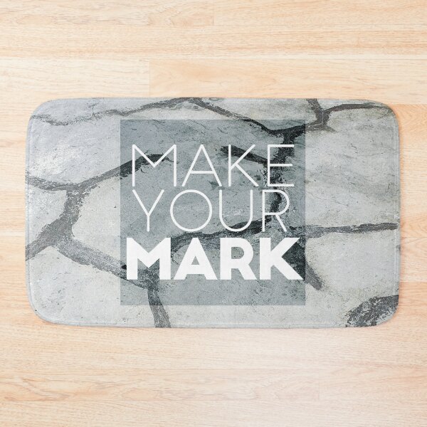 Item preview, Make Your Mark Concrete designed and sold by MarissaTries.
