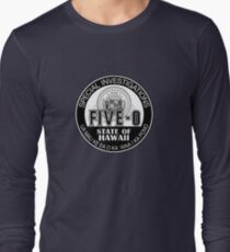 Hawaii Five-O Special Investigator Shield Long Sleeve T-Shirt