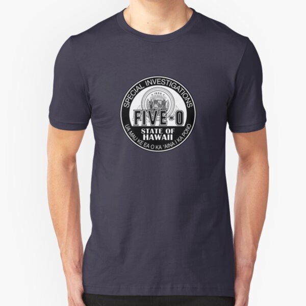 Hawaii Five-O Special Investigator Shield Slim Fit T-Shirt