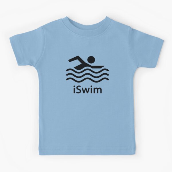 iSWIM black Kids T-Shirt