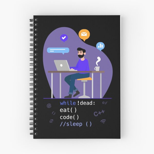 Item preview, Eat Sleep Code Computer Science Programming design print designed and sold by Lisbob.
