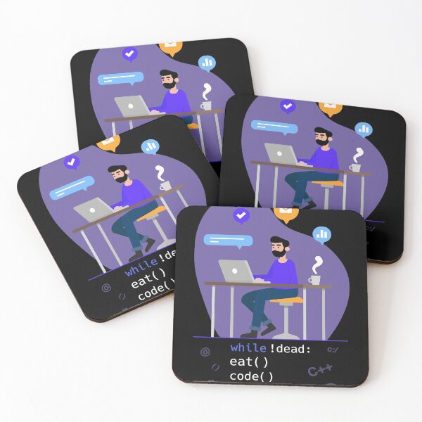 Item preview, Eat Sleep Code Computer Science Programming design print designed and sold by Lisbob.