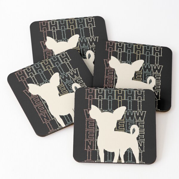 Item preview, Cute Retro Chiweenie Silhouette Gift design for Chiweenies print designed and sold by Lisbob.
