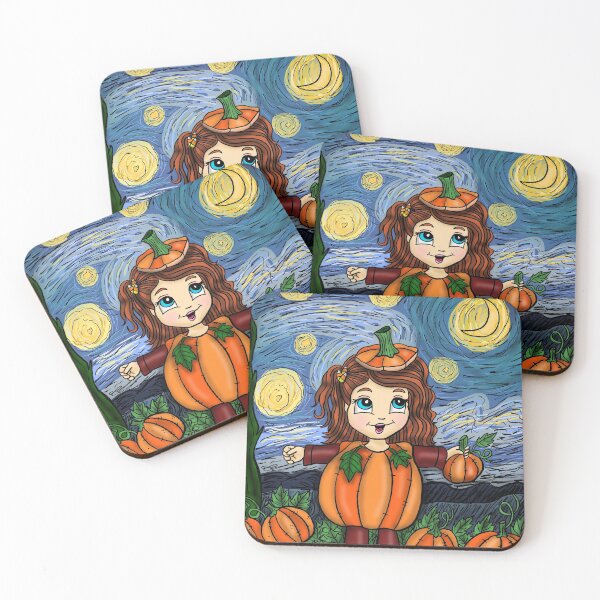 Item preview, Pumpkin Starry Night designed and sold by Jeweliegwen.