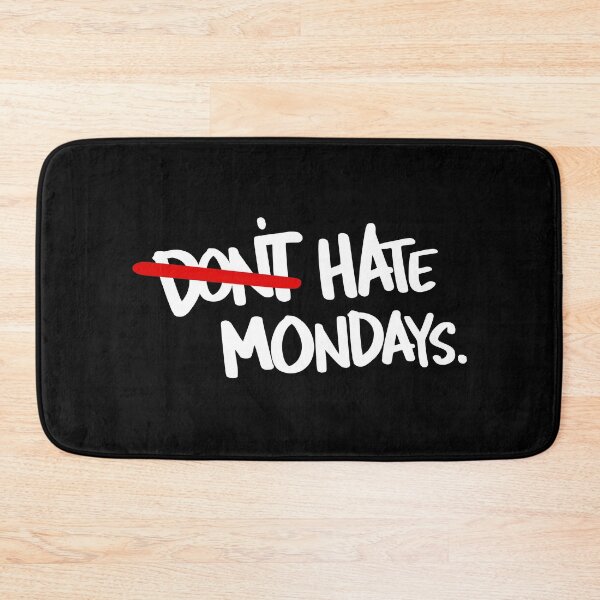 Item preview, Don't hate Mondays writers style funny joke designed and sold by cinemadnesshirt.