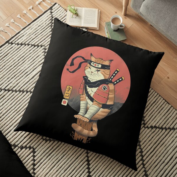 Shinobi Cat Floor Pillow