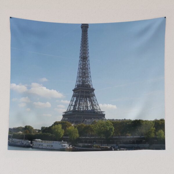Item preview, eiffel tower from river designed and sold by ahmadshalqeh.