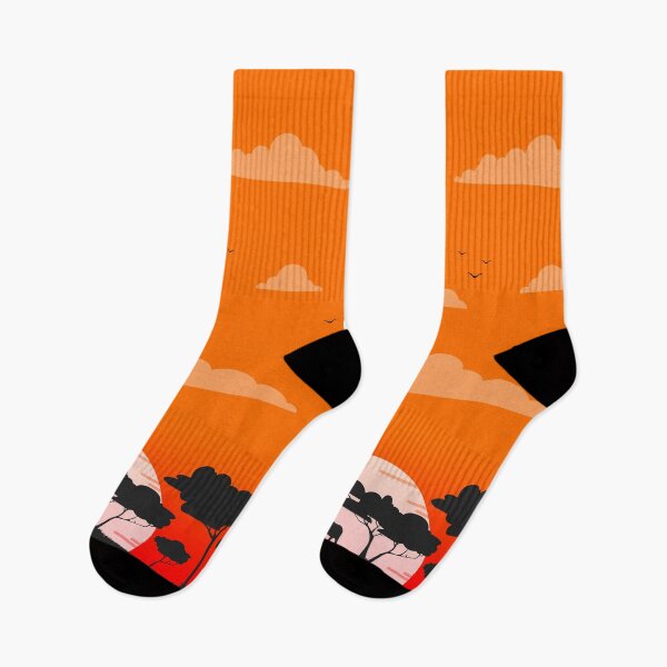Item preview, Africa Sunset Orange Red designed and sold by eidrood.