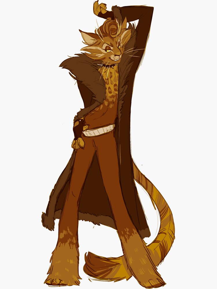 "Rum Tum Tugger" Sticker for Sale by elvenking42 Redbubble