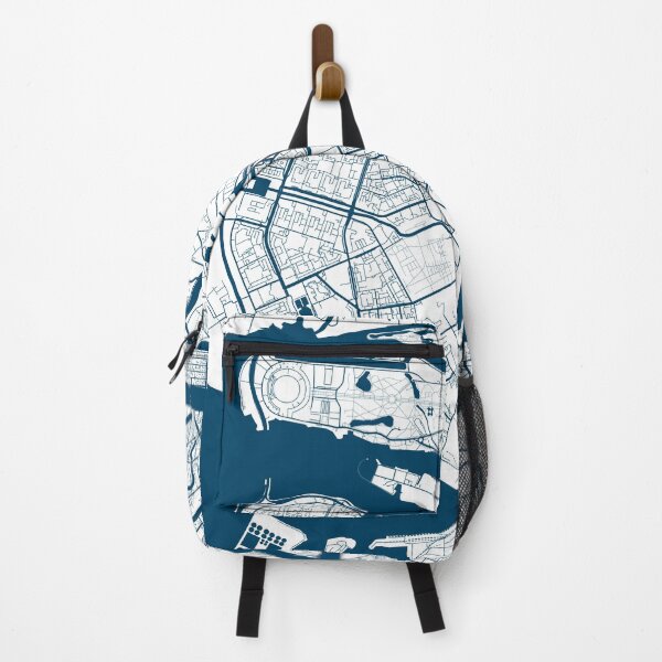 Item preview, Kopie von Kopie von Kopie von Kopie von Kopie von Kopie von Kopie von Kopie von Kopie von Kopie von Lisbon map city map poster - modern gift with city map in dark blue designed and sold by 44spaces.