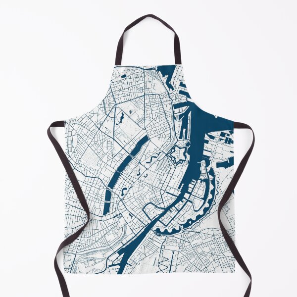Item preview, Kopie von Kopie von Kopie von Kopie von Kopie von Kopie von Kopie von Kopie von Kopie von Lisbon map city map poster - modern gift with city map in dark blue designed and sold by 44spaces.