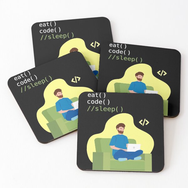 Item preview, Eat Sleep Code Computer Science Programming design product designed and sold by Lisbob.