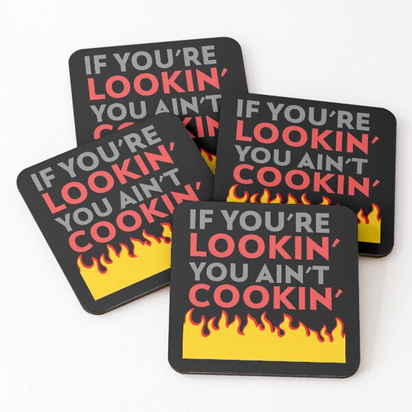 Item preview, If You're Looking You Ain't Cooking' BBQ designed and sold by AndApArt.