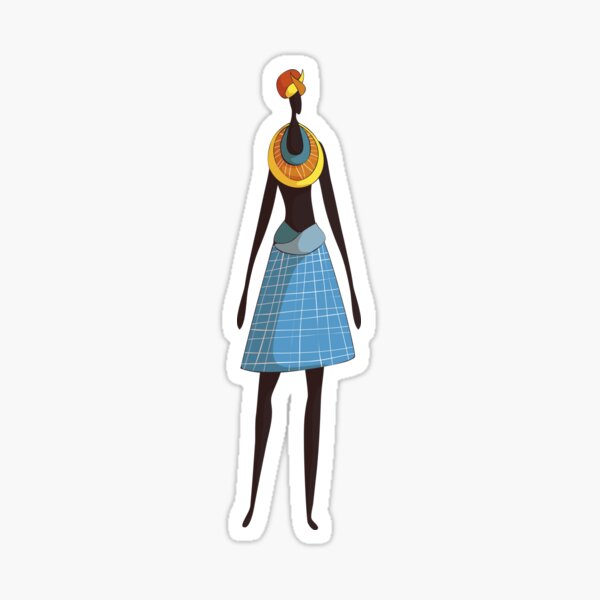 tall dark and beautiful Sticker