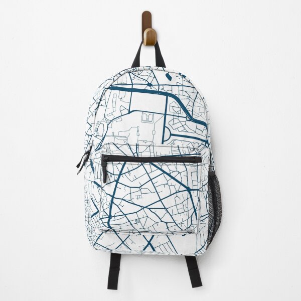 Item preview, Kopie von Kopie von Kopie von Kopie von Lisbon map city map poster - modern gift with city map in dark blue designed and sold by 44spaces.