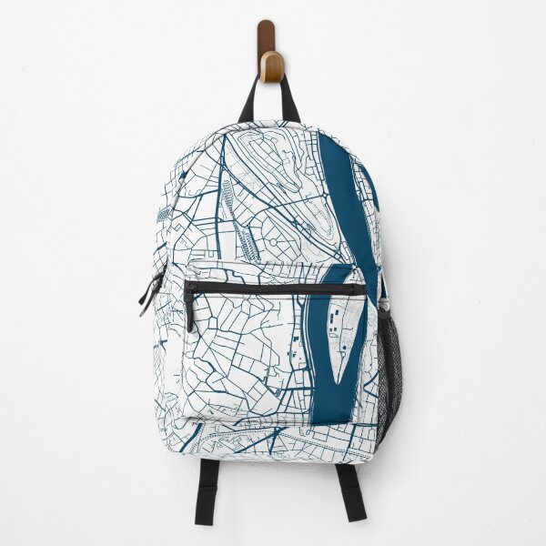 Item preview, Kopie von Kopie von Kopie von Lisbon map city map poster - modern gift with city map in dark blue designed and sold by 44spaces.