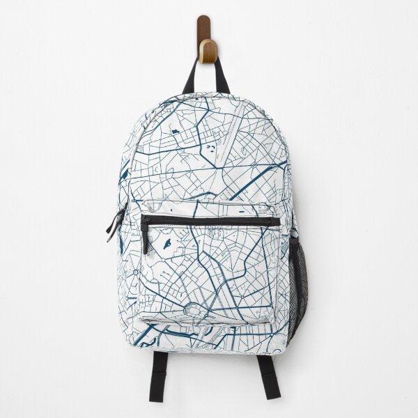 Item preview, Kopie von Kopie von Lisbon map city map poster - modern gift with city map in dark blue designed and sold by 44spaces.