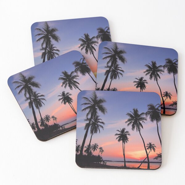 Item preview, Palm trees at sunset photo designed and sold by baligaia.