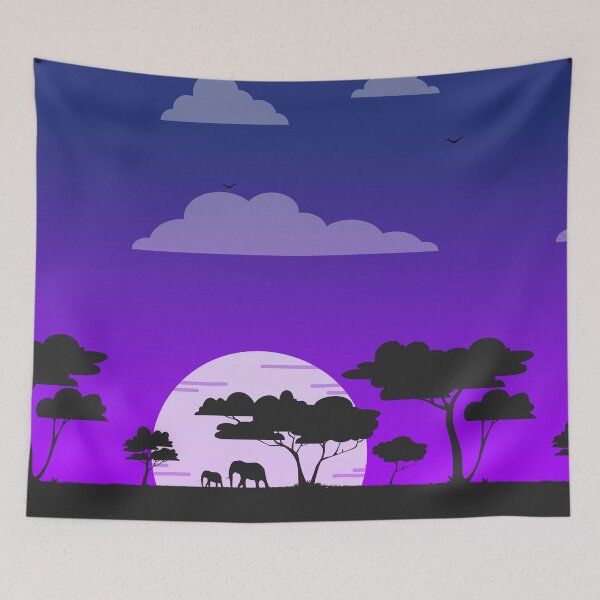 Item preview, Africa Sunset Night designed and sold by eidrood.