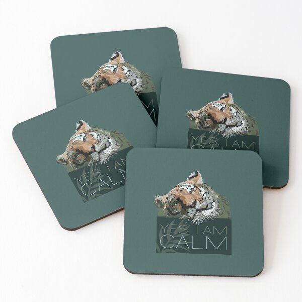 Item preview, A tiger - yes, I am calm designed and sold by korasi.