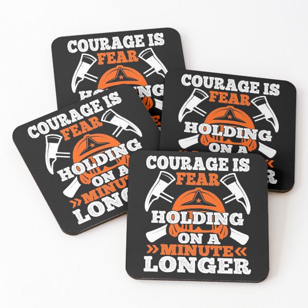 Item preview, Courage Is Fear Holding On A Minute Longer designed and sold by GoodVibeDesign.