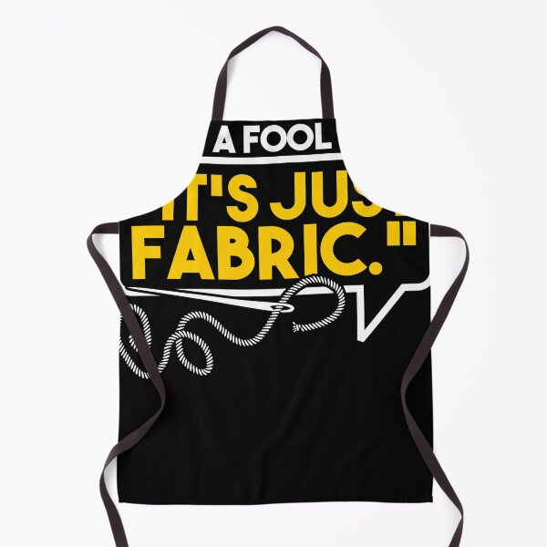 Item preview, Only A fool says it is just fabric designed and sold by Grinover.