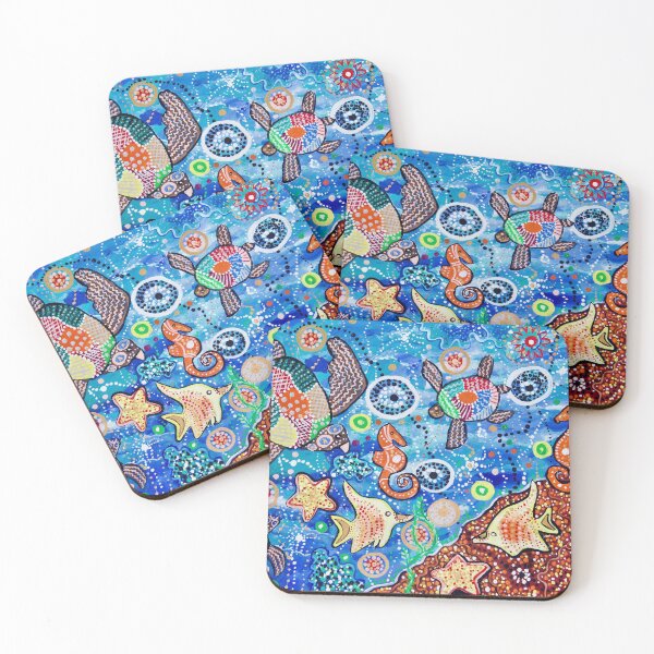 Item preview, BARRIER REEF DREAMTIME designed and sold by kunjawildifeart.