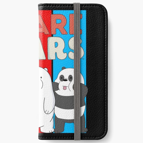 Paneles We Bare Bears Fundas tarjetero para iPhone