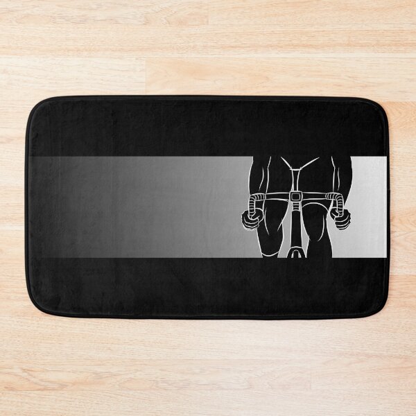 Item preview, Crit Cyclist Front White Line Art Gray Gradient designed and sold by RabeDesigns.