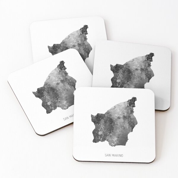 Item preview, San Marino Watercolor Map designed and sold by ArtPrints.