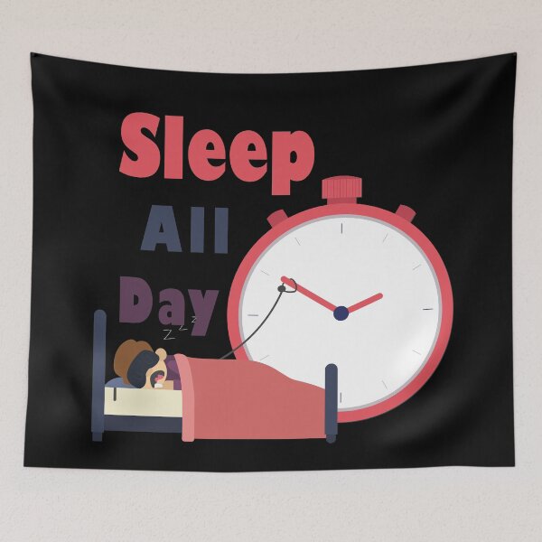 Item preview, Sleep all day designed and sold by gharbi.