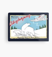 MJN Air to Qikiqtarjuaq Metal Print