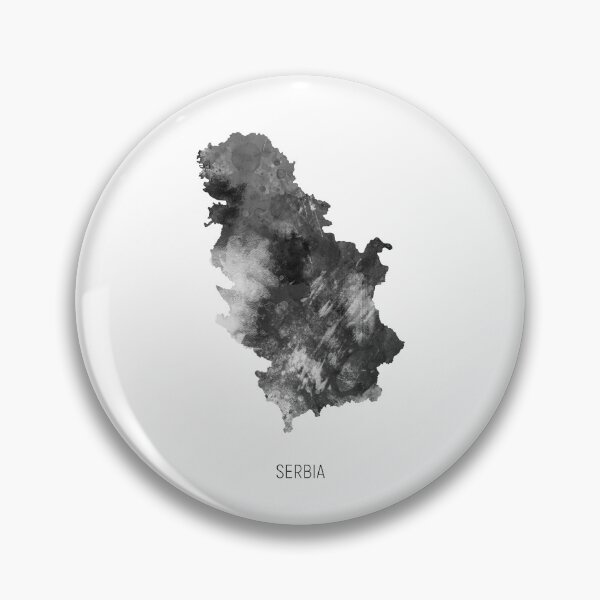 Artikelvorschau, Serbia Watercolor Map entworfen und verkauft von ArtPrints.
