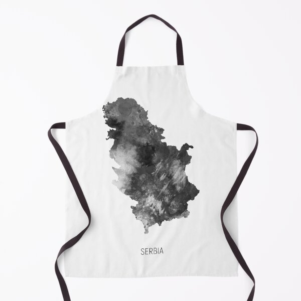 Item preview, Serbia Watercolor Map designed and sold by ArtPrints.