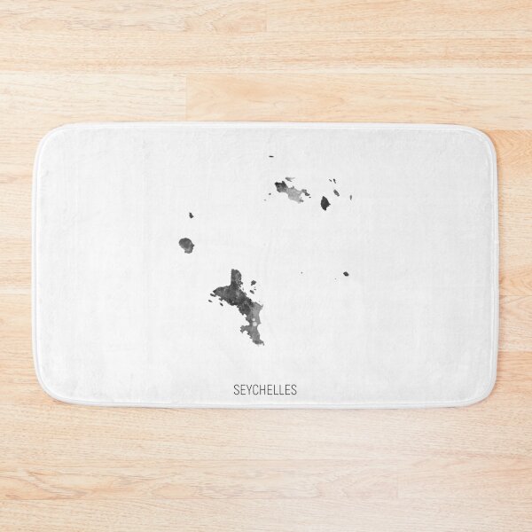 Item preview, Seychelles Watercolor Map designed and sold by ArtPrints.