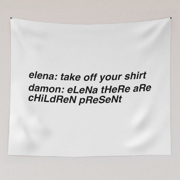 Item preview, elena and damon quote designed and sold by reaganreese.