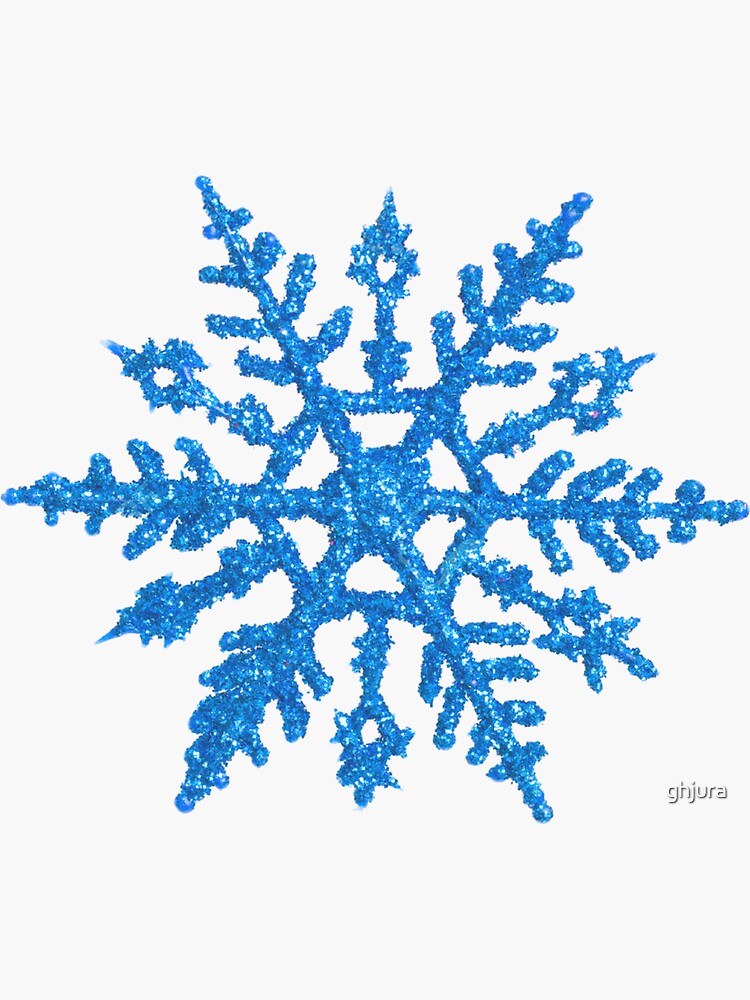 Snowflake (blue) - Snowflake - Sticker