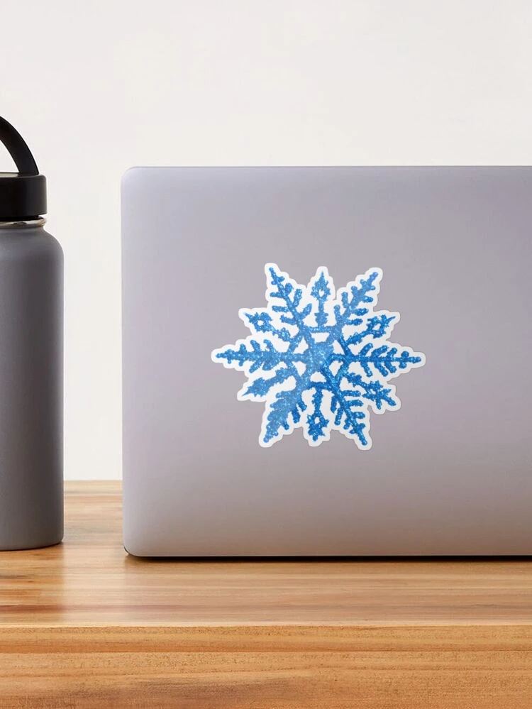 50pcs Snowflake Snow Stickers For Stationery Journal Laptop